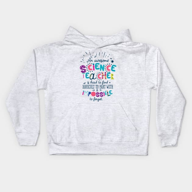 An Awesome Science Teacher Gift Idea - Impossible to forget Kids Hoodie by BetterManufaktur